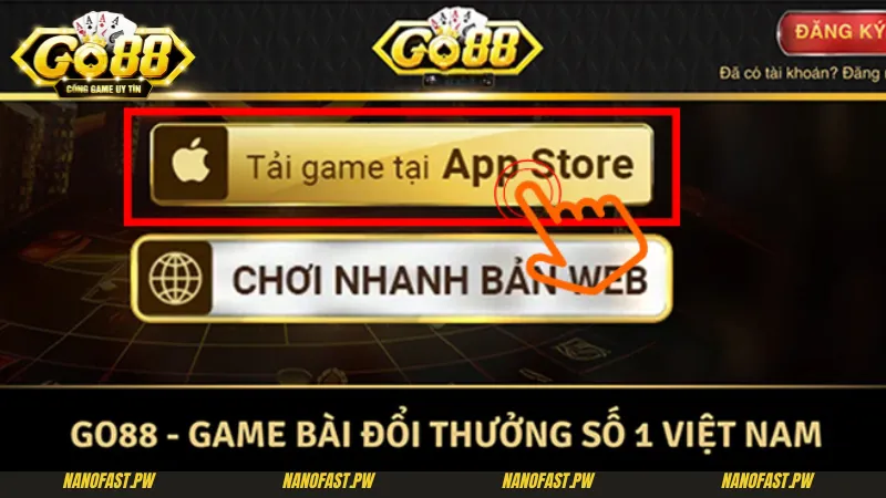 Hướng dẫn tải tải Go88 bản cũ trên hệ điều hành iOS