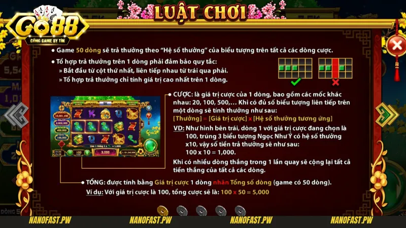 Luật chơi và mẹo chơi Cung Hỷ Phát Tài chi tiết