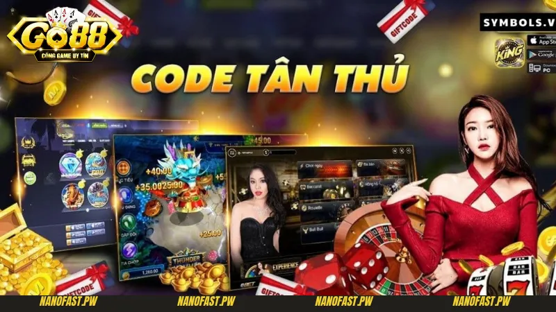 Những điểm cần lưu ý khi sử dụng code tân thủ Go88