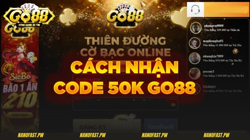 TÌm hiểu các bước đăng ký và nhận khuyến mãi Go88 dễ dàng